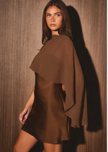 Load image into Gallery viewer, Mini Dress With Sheer Cape
