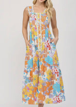 Load image into Gallery viewer, Bow Back Floral Maxi Dress
