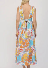 Load image into Gallery viewer, Bow Back Floral Maxi Dress
