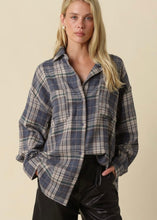 Load image into Gallery viewer, Plaid Button Up Shirt
