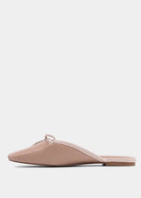 Load image into Gallery viewer, Nude Snake Slip-On Flat
