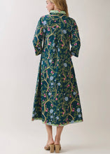 Load image into Gallery viewer, Botanical Print Button Front Midi Dress
