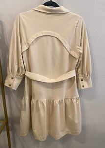 Belted Button Up Dress