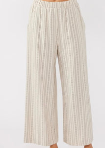 Striped Straight Leg Pants