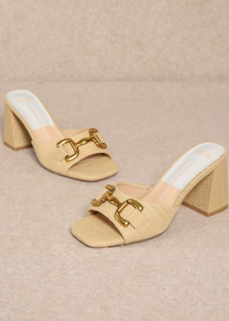Raffia Mule Sandal