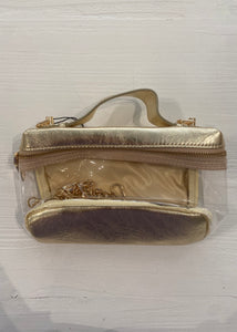 Gold Clear Bag