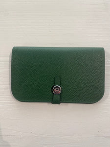 Green Genuine Leather Wallet