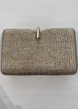 Load image into Gallery viewer, Gold Straw Clutch
