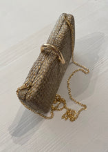 Load image into Gallery viewer, Gold Straw Clutch
