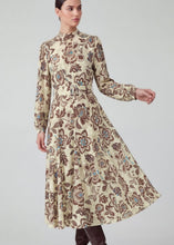 Load image into Gallery viewer, Mock Neck Belted Maxi Dress
