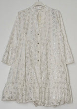 Load image into Gallery viewer, Metallic Embroidered Mini Dress
