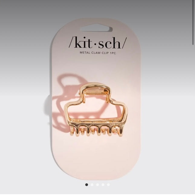 Kitsch Metal Open Shape Puffy Claw Clip