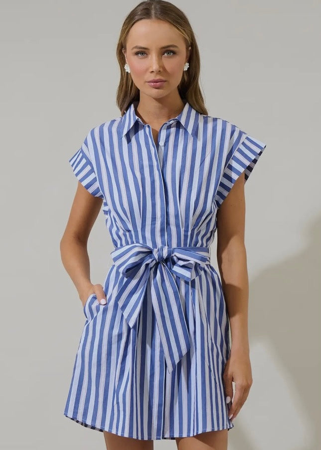 Samera Button Up Mini Dress