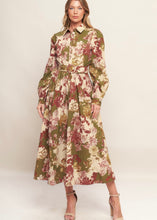 Load image into Gallery viewer, Floral Printed Woven Midi Dress
