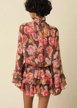 Load image into Gallery viewer, Floral Ruffle Trim Dress
