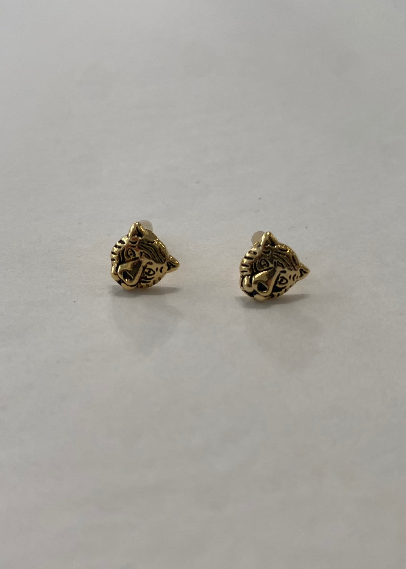 Tiger Stud Earring