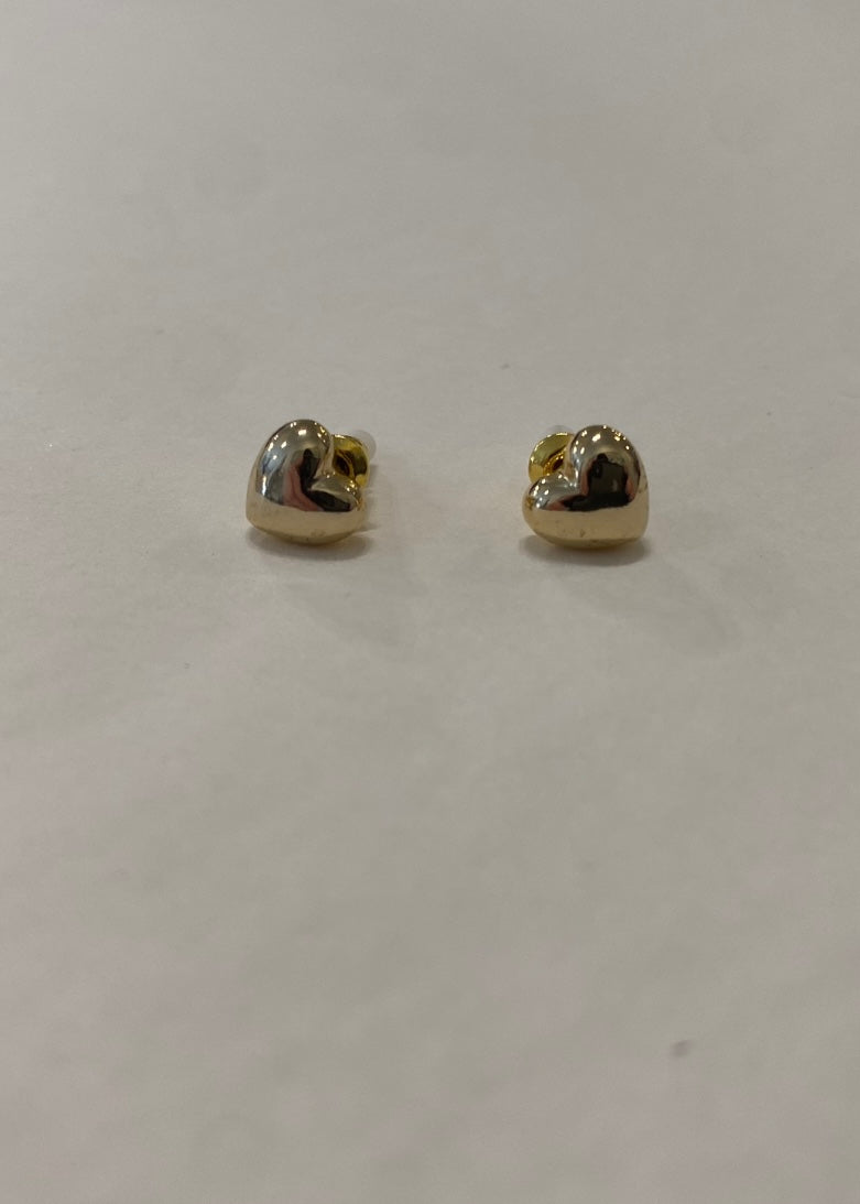 Embossed Heart Earring