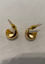 Load image into Gallery viewer, Small Convex Hoop Earring

