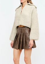 Load image into Gallery viewer, Collared Sweater Cardigan
