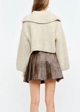 Load image into Gallery viewer, Collared Sweater Cardigan

